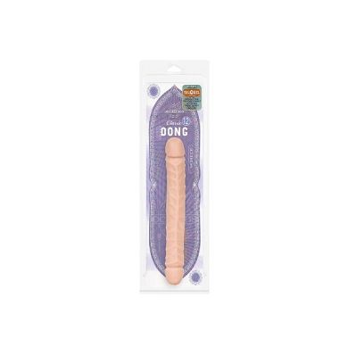 Doc Johnson Jr. Veined Double Header Doppeldildo 12 Inch 30.5cm Schadstofffrei hautfarben