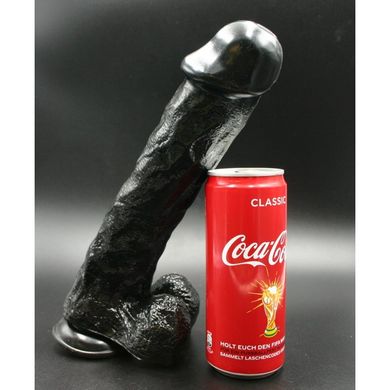 King Cock mit Saugfu schwarz 29 x 7 cm