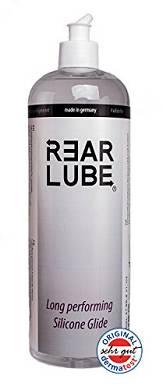 Rear Lube 1000ml. Long Performing Silicone Glide. silikonbasiertes Massageöl. Dermate