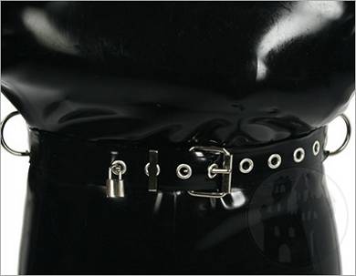 Latex Bondage Grtel- geklebt