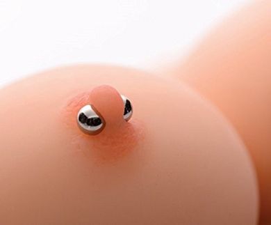 2 Paar Magnetkugeln für Brustwarzen oder Intimbereich 1x starke 8mm + 1x schwäch