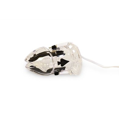 PeniskfigElectro Sex Cockcage e-stimulation Birdlocked Male Chastity device mit Steuerge