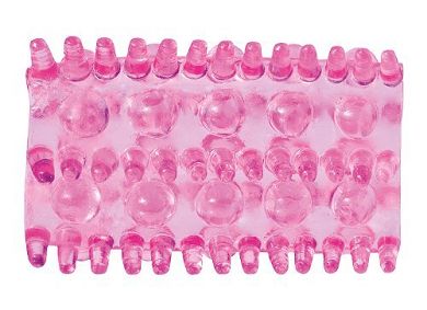 Cocksleeve Doo clear pink genoppt