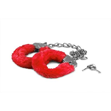 Fufesseln Fugelenkfesseln mit zartem rotem Plsch - BDSM Bondage SM