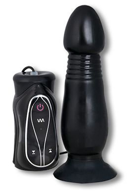 16 x 3 cm Buttplug Anal Pusher - mit Stofunktion