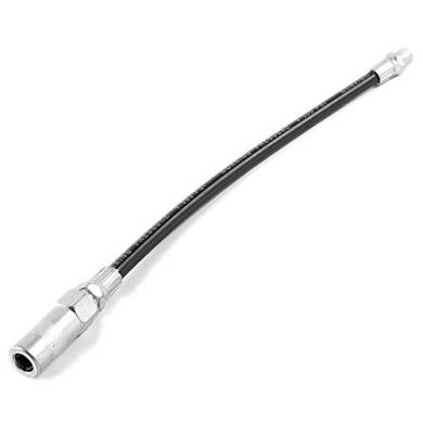 TOOGOO (R) 26cm Lang Flexible Handbetriebene Peitsche Fettpresse Schlauch mit Silber-Ton-K