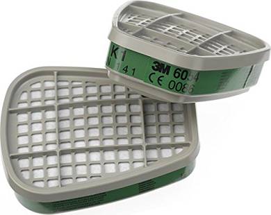 3M K1 Filter. gegen Ammoniak. 8 Stück. 6054