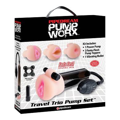 Pump Worx Travel Trio Pump Set - Penispumpe Reiseset