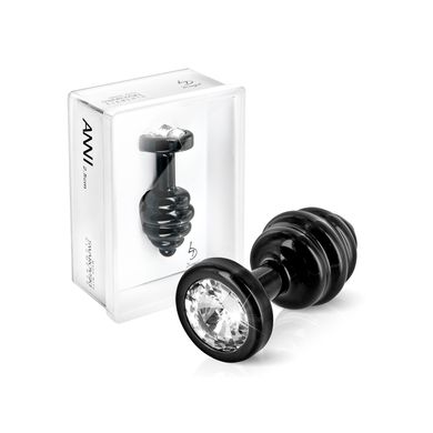 6 x 2,5 cm ANNI by Diogol Ano T1 Buttplug Crystal black