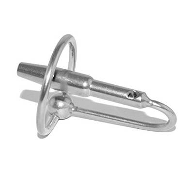 Dilator Prinzenzepter #2003. Intimschmuck Urethral mit Bohrung inkl. 2 Ringe