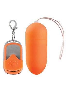 Shots Toys Vibrator-Ei mit 10 Geschwindigkeitsstufen. mit Fernbedienung. groß. orang