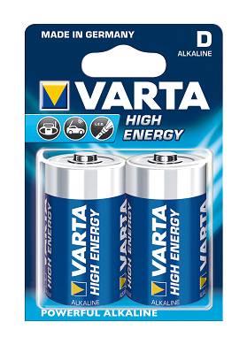 4x Batterien Mono D LR20 MN1300 VARTA 4920 High Energy Batterie