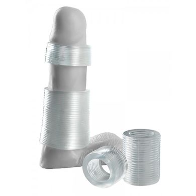 Fantasy X-Tensions Girth Gainer System: Penisringe-Set, transparent