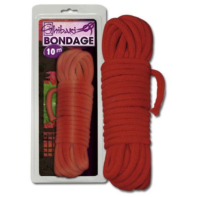Bondage Seil Shibari rot 10 Meter