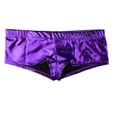 Metallic Shorts - Violett