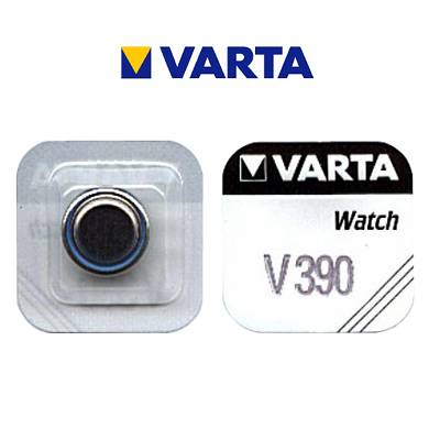 2 Stück VARTA V390 Knopfzelle Batterie SR54 SR1130SW Uhrenbatterie SR1130 D390