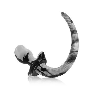 Oxballs Buttplug BEAGLE Puppy Tail MEDIUM White/Black