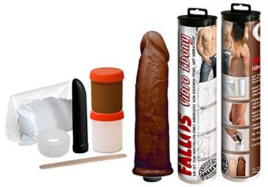 FALLOS Vibro Ebony. Penisabdruck-Set mit Vibration