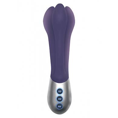 "Infinit" Massager - 20 x 5 cm - in Pflaumenblau