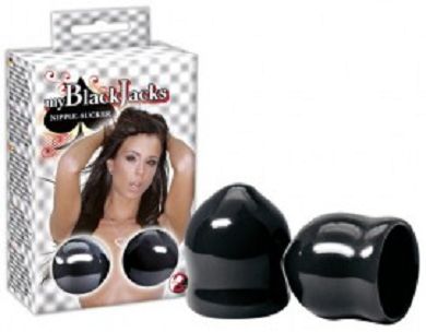 Set Brustwarzensauger schwarz