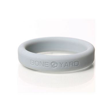 BONEYARD - Silicone Cock Ring grey 45 mm