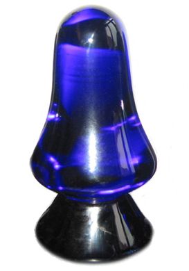 14 x 4 - 7,3 cm Glasplug - Dildoking Edition - Glaspilz