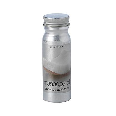 Greenland Massage-Öl 120 ml Kokos-Mandarine mit Pump. 1er Pack (1 x 120 ml)