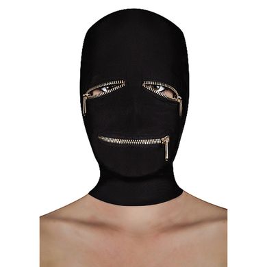 Extreme Reiverschlussmaske mit Reiverschlssen fr die Augen und den Mund
