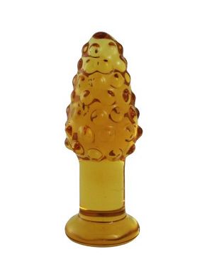 Erotoy Glas Buttplug Anal Plug mit Noppen Art. 532. Länge 104 mm. Ø 40 mm