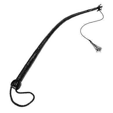 Leder Bullenpeitsche 65cm