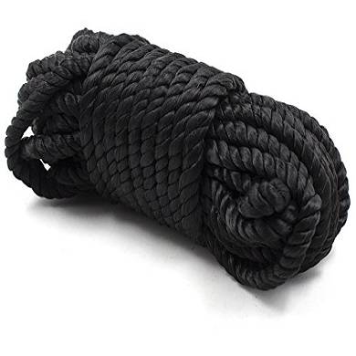 HISIONLEE Bondage Seil Lnge 10 m (Schwarz)