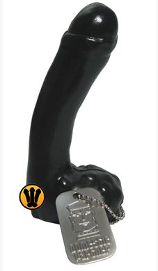 14 x 3 cm Domestic Partner TOMMY SOLDIER black Dildo