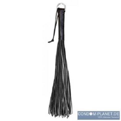 XXdreamSToys Peitsche mit 48 Rindslederriemen schwarz