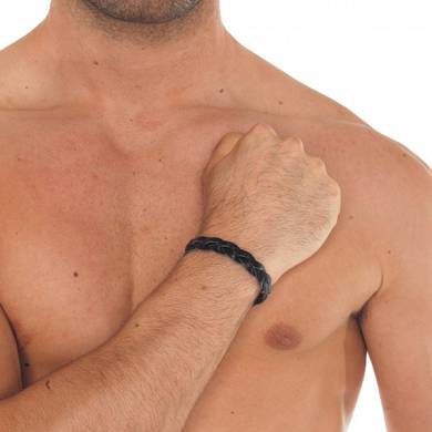 Geflochtenes Lederarmband