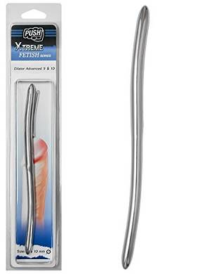 Push Xtreme Fetish - 20cm Edelstahl Dilator Advanced 9mm & 10mm breit