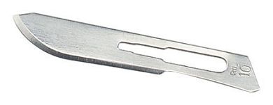 Dahle 10721 Skalpell-Ersatzklinge Nummer 10 für Skalpell 10621. 10 Stück