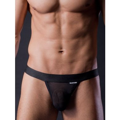 MANSTORE M105: Low Rise Jock, schwarz