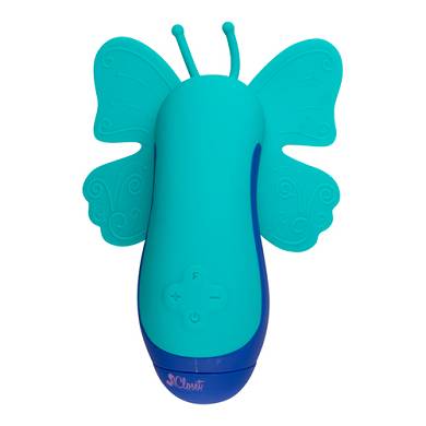 Der Harlow Flutterfly-Vibrator - Aquamarin