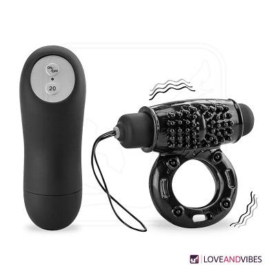 Vibro-Penisring mit Fernbedienung und 20 Vibrationsstufen