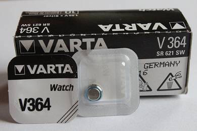 8 x Batterien original Blister Varta V364 V 364 364 SR 621 SW bis 2018