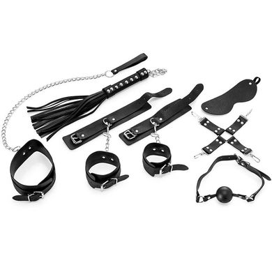 Complete 8 Piece Bondage Set for Beginners I black