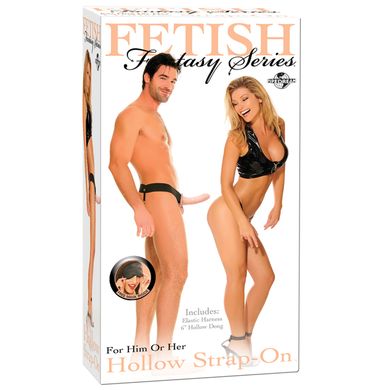 Fetish Fantasy - Hollow Strap-On flesh Umschnalldildo