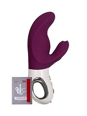 Fun Factory Miss Bi: Bunnyvibrator / G-Punkt-Vibrator. violett inkl. Gleitgel