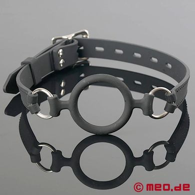 O-Ring-Knebel Wet & Naughty - Abschließbarer Knebel