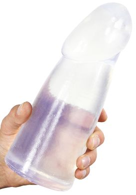 20 x 8 cm ANALE GRANDE Dildo BONG clear