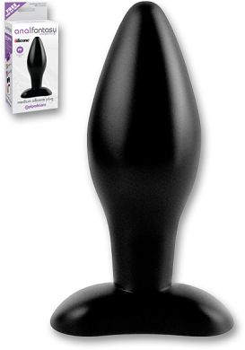 12 x 4,1 cm Anal Fantasy - Medium Silicone Plug black
