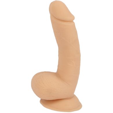 19 x 4 cm Dieter Dildo mit Hoden flesh