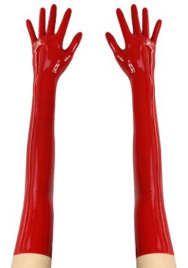Latex-Handschuhe rot
