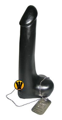 20 x 4 cm Domestic Partner GI JOHN Dildo in schwarz