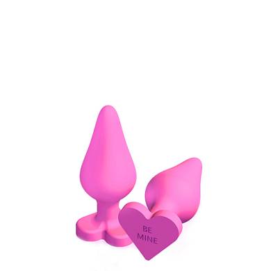 Naughty Candy Heart Buttplug in Pink ? Be Mine